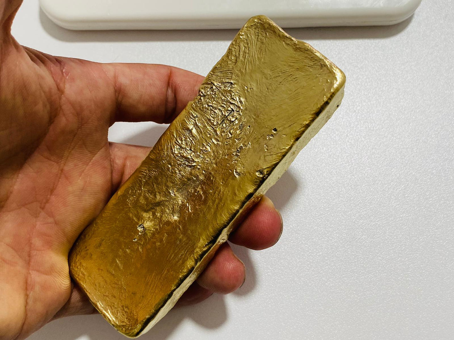 Ingot 20.7 Oz Nordic Gold Bar Hand Poured Casting