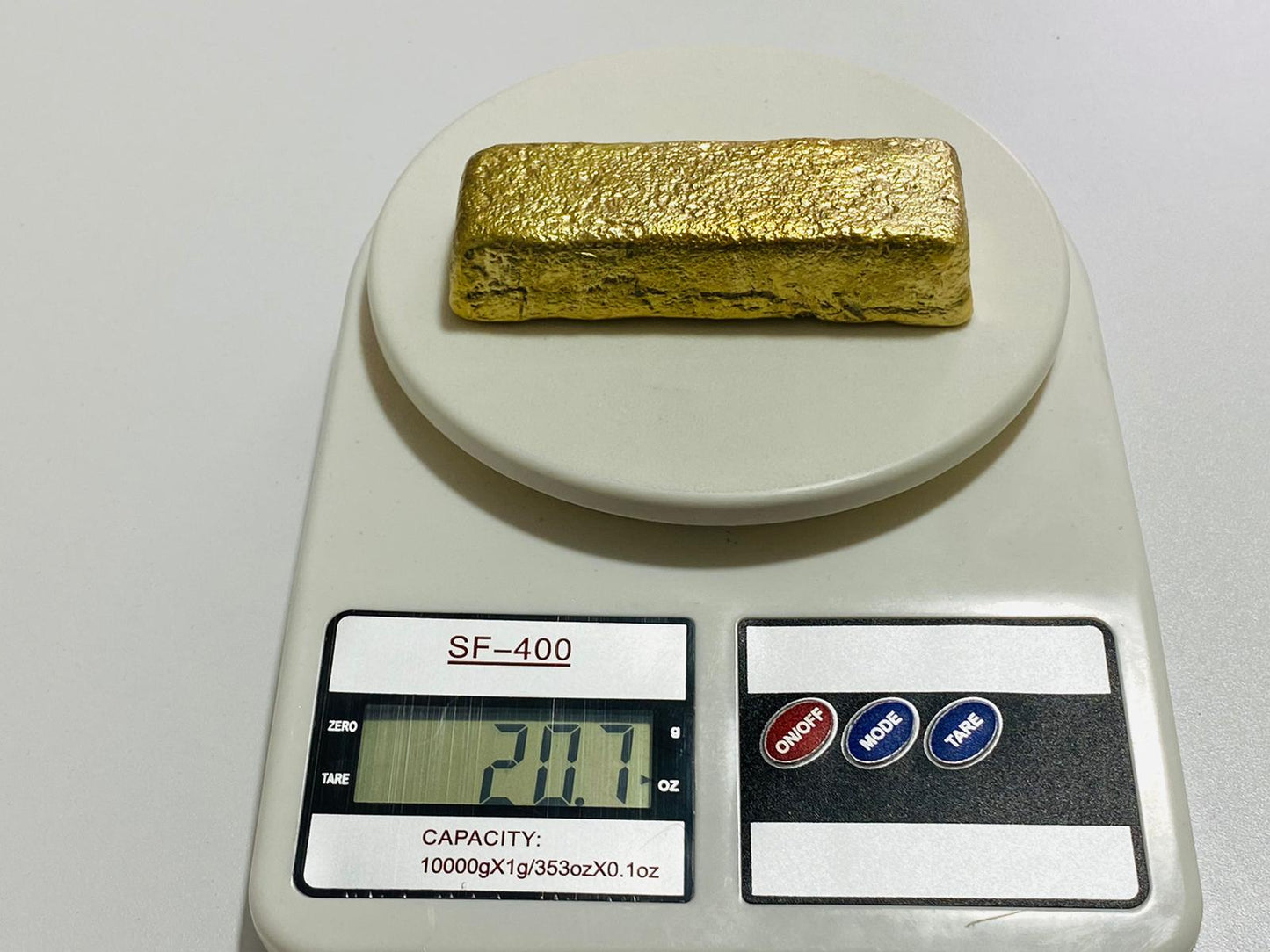 Ingot 20.7 Oz Nordic Gold Bar Hand Poured Casting