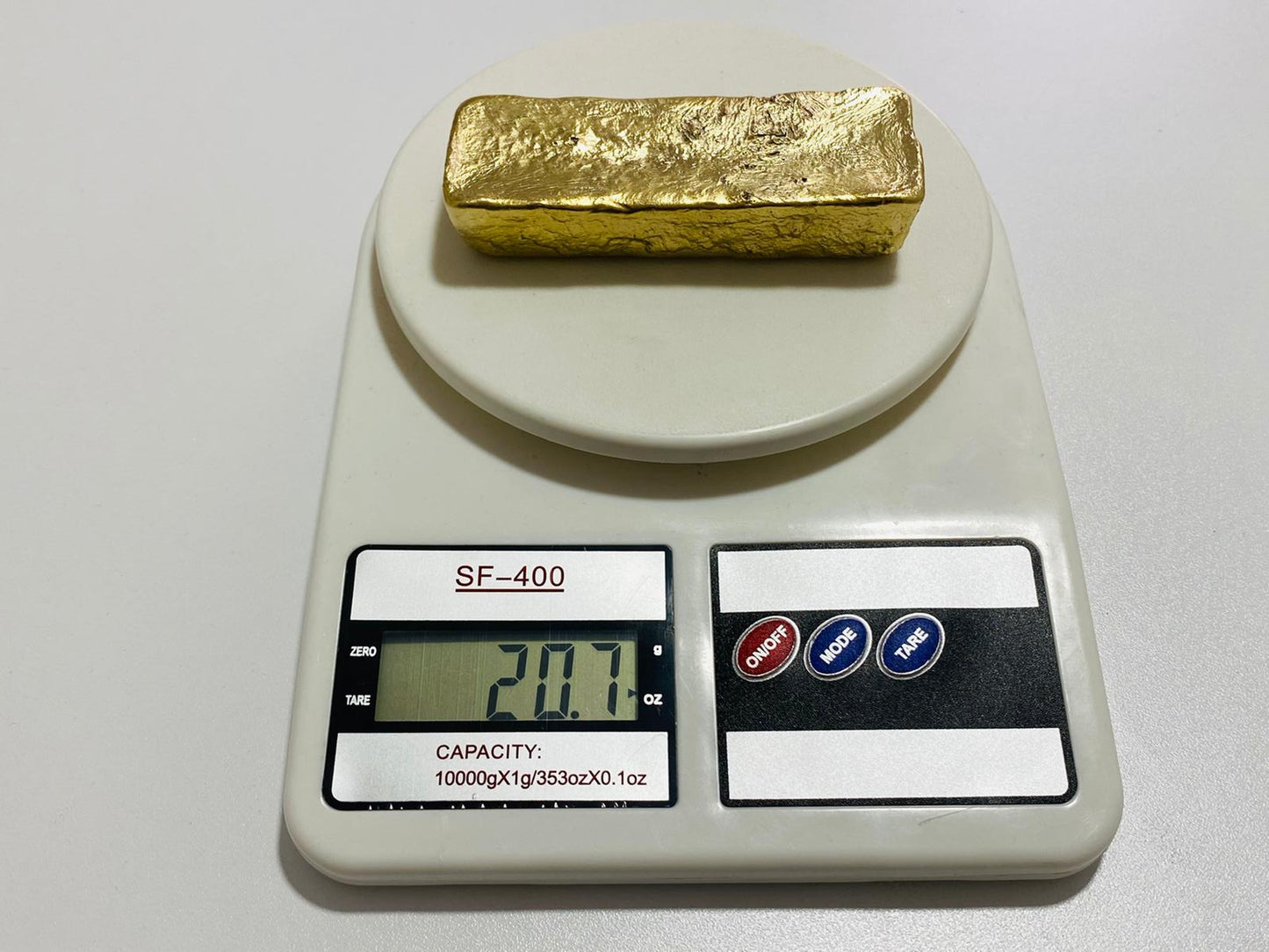 Ingot 20.7 Oz Nordic Gold Bar Hand Poured Casting