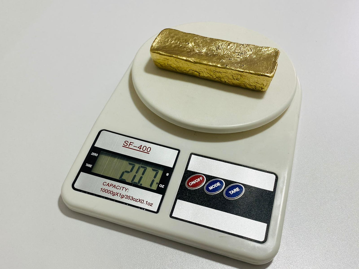 Ingot 20.7 Oz Nordic Gold Bar Hand Poured Casting