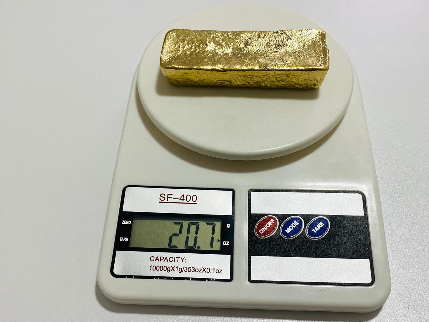 Ingot 20.7 Oz Nordic Gold Bar Hand Poured Casting