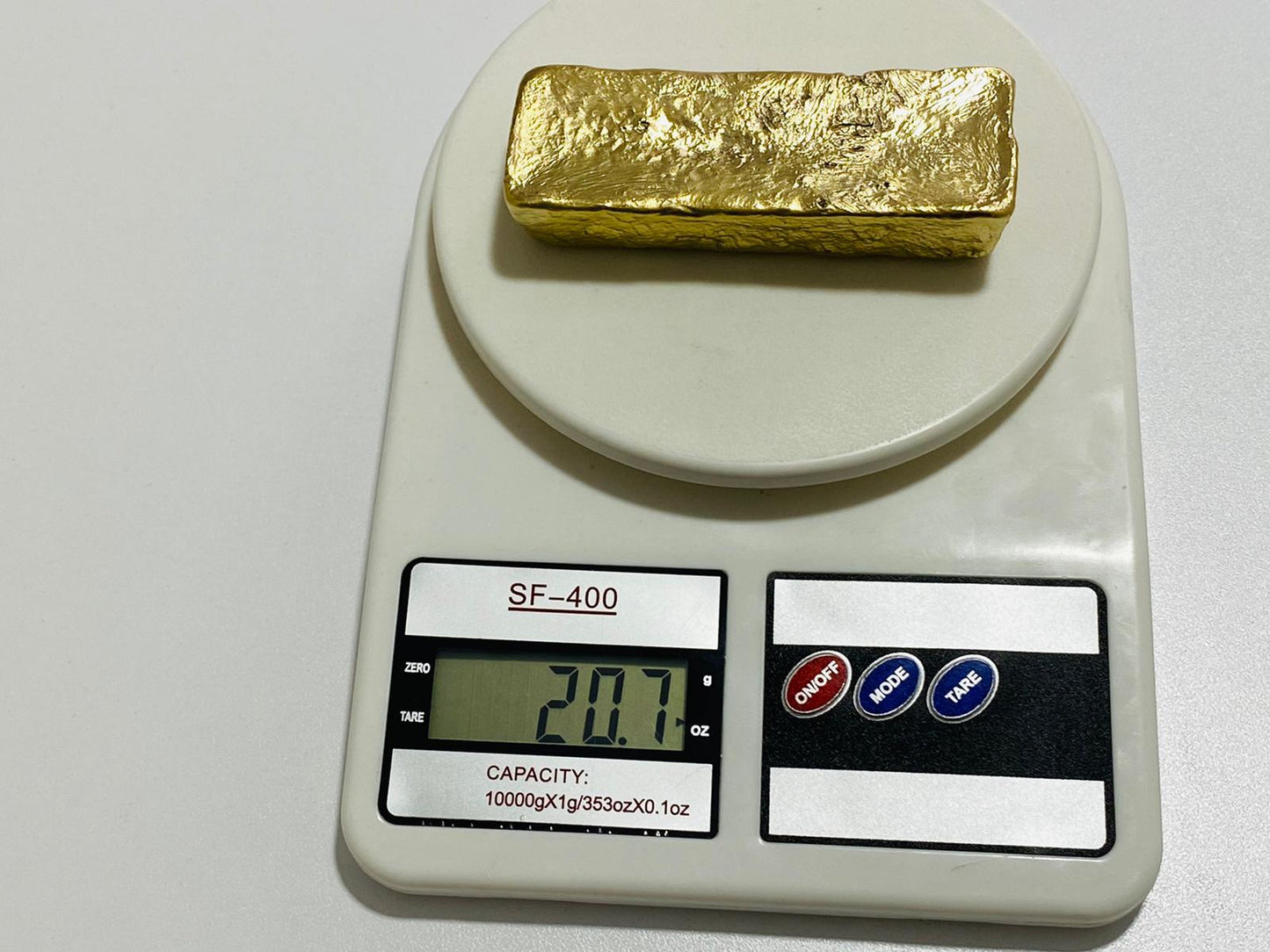 Ingot 20.7 Oz Nordic Gold Bar Hand Poured Casting