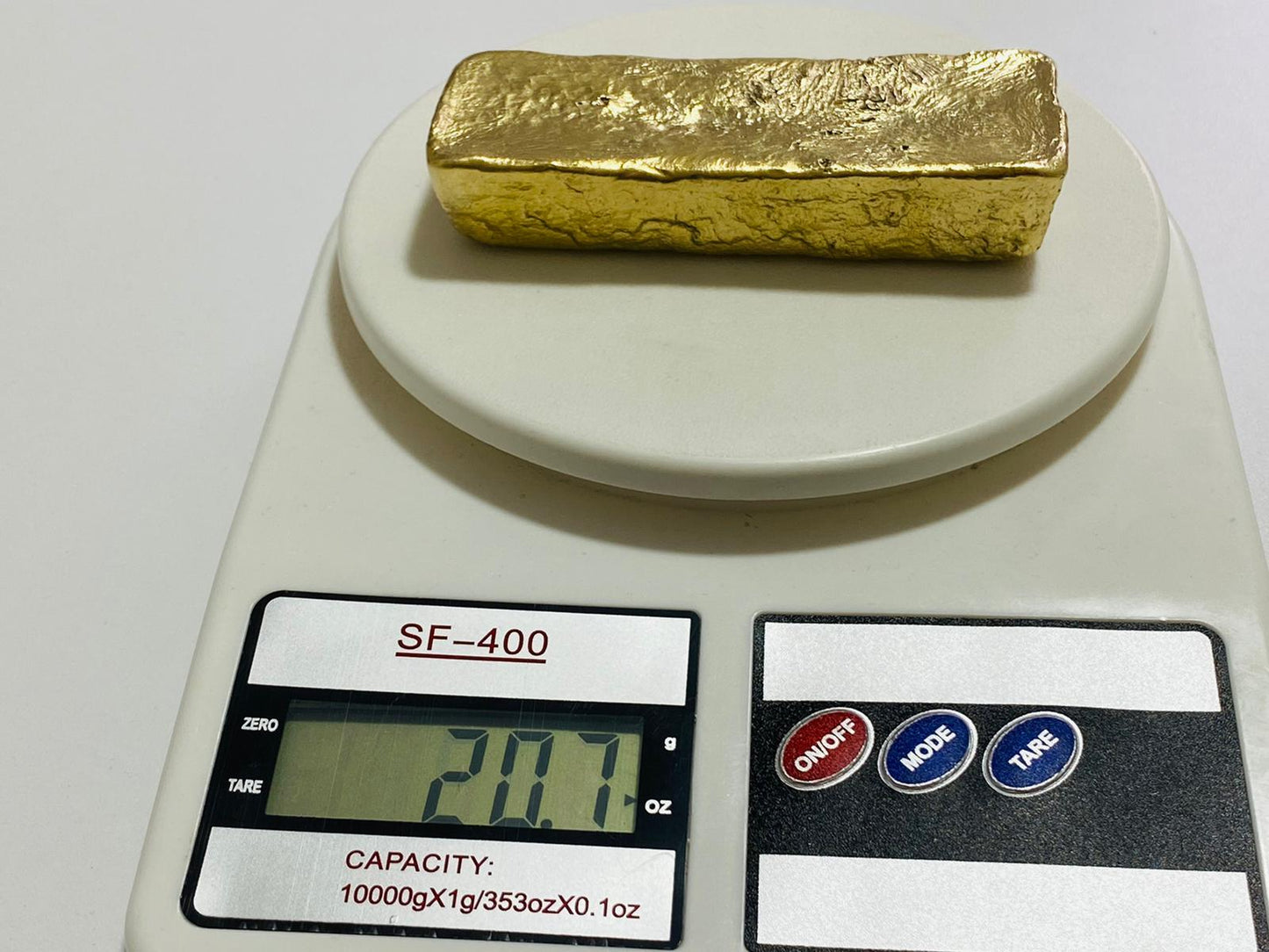 Ingot 20.7 Oz Nordic Gold Bar Hand Poured Casting
