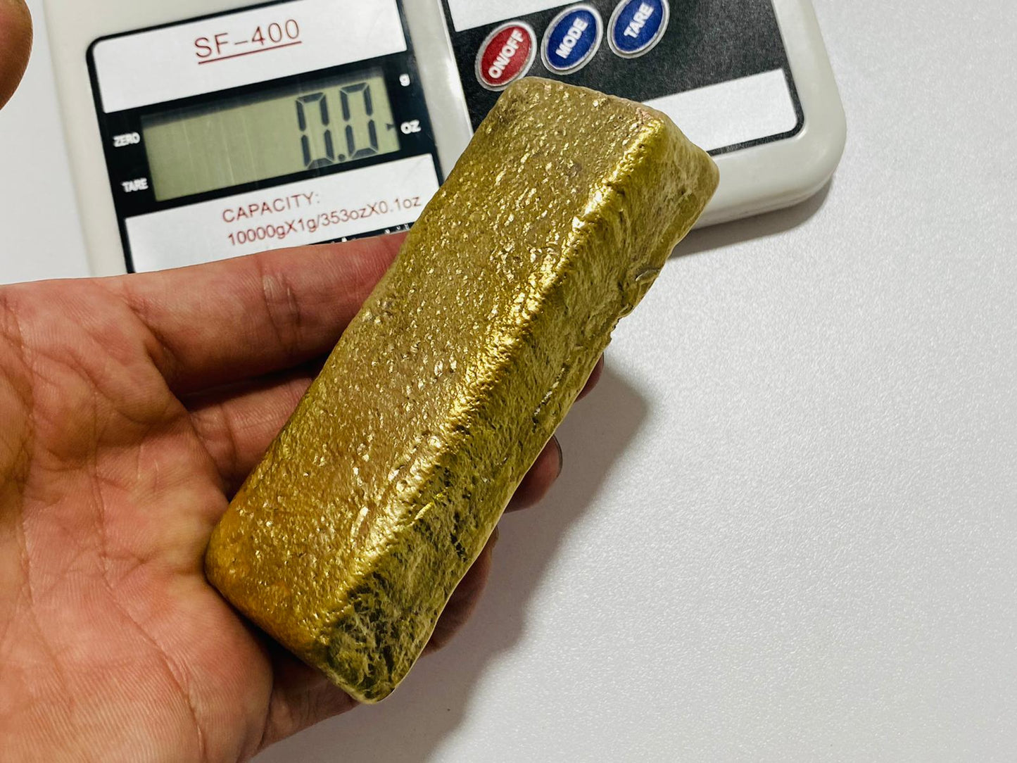 Ingot 20.7 Oz Nordic Gold Bar Hand Poured Casting