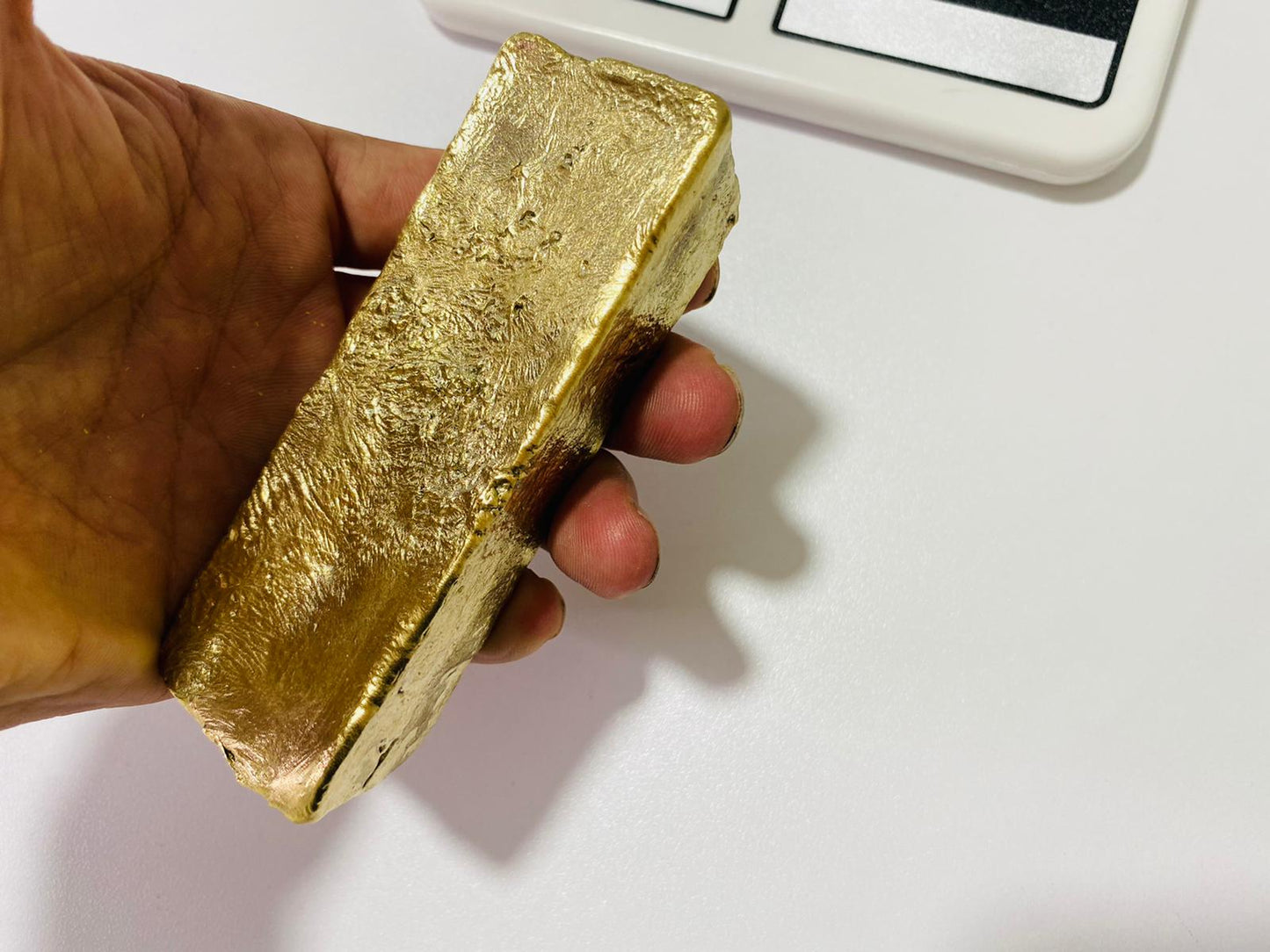 Ingot 25.7 Oz Nordic Gold Bar Hand Poured Casting