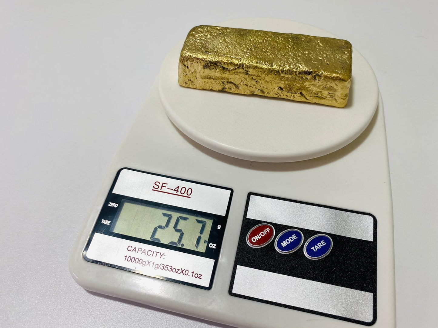 Ingot 25.7 Oz Nordic Gold Bar Hand Poured Casting