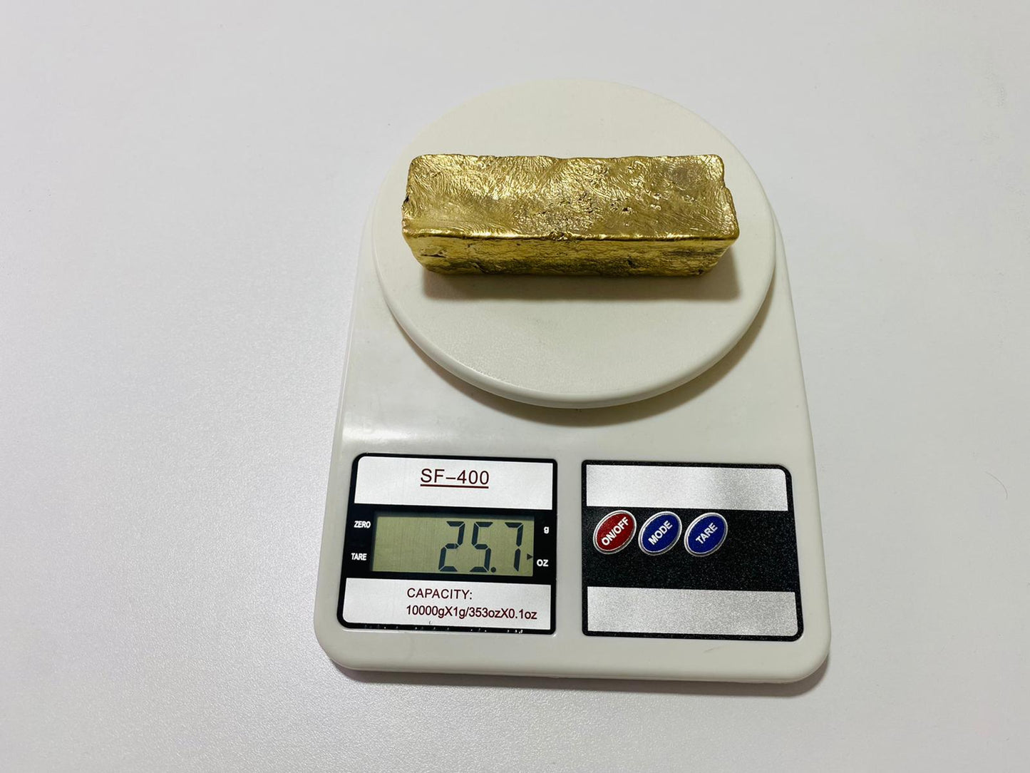 Ingot 25.7 Oz Nordic Gold Bar Hand Poured Casting