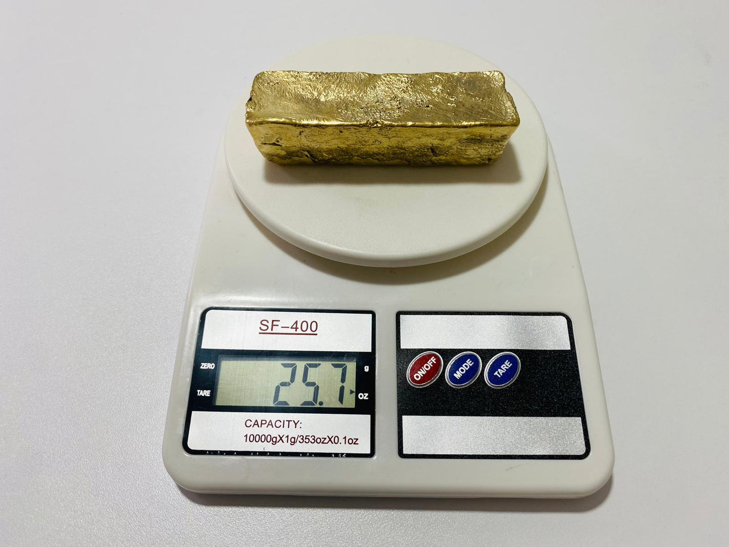 Ingot 25.7 Oz Nordic Gold Bar Hand Poured Casting
