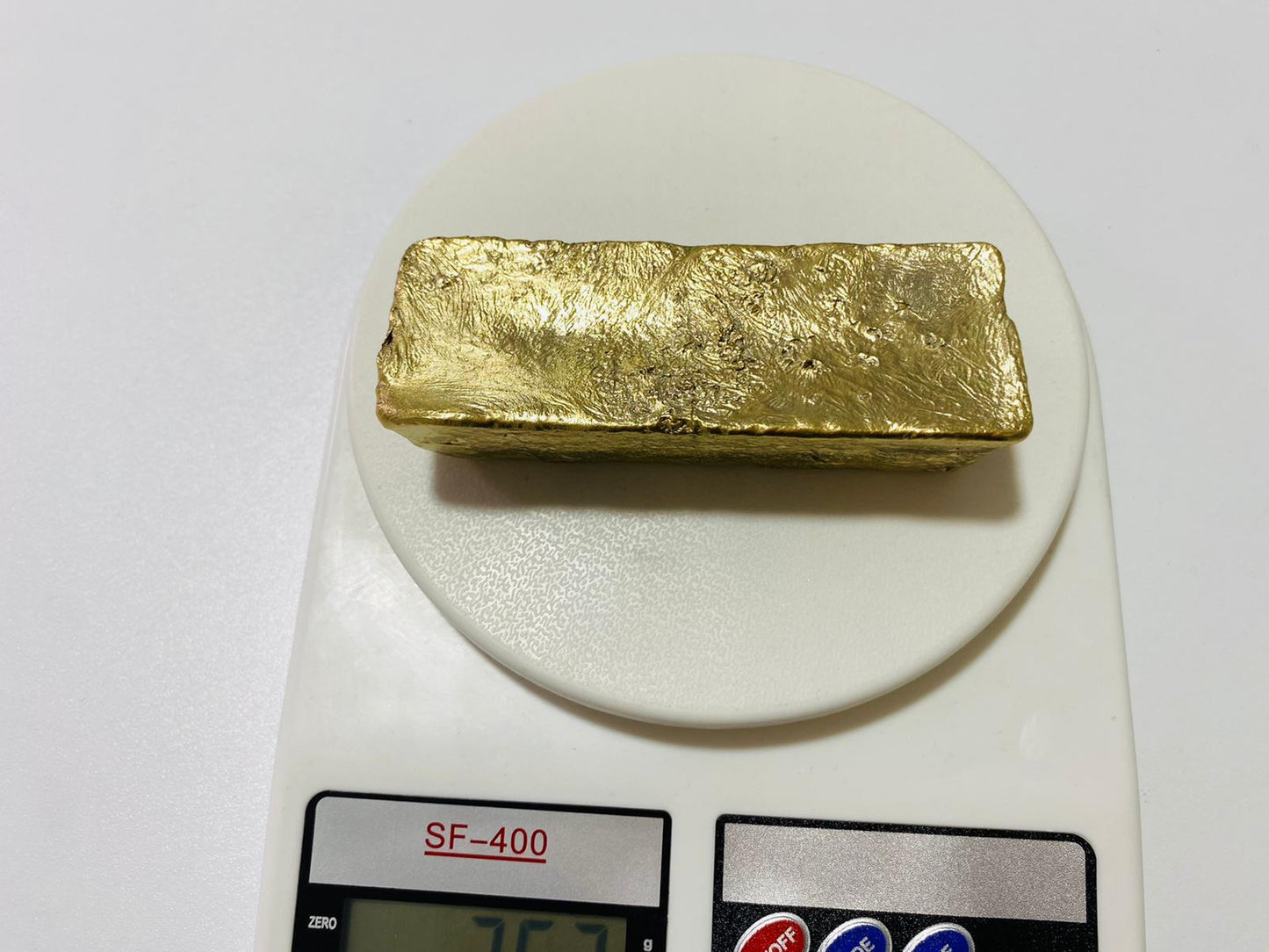 Ingot 25.7 Oz Nordic Gold Bar Hand Poured Casting