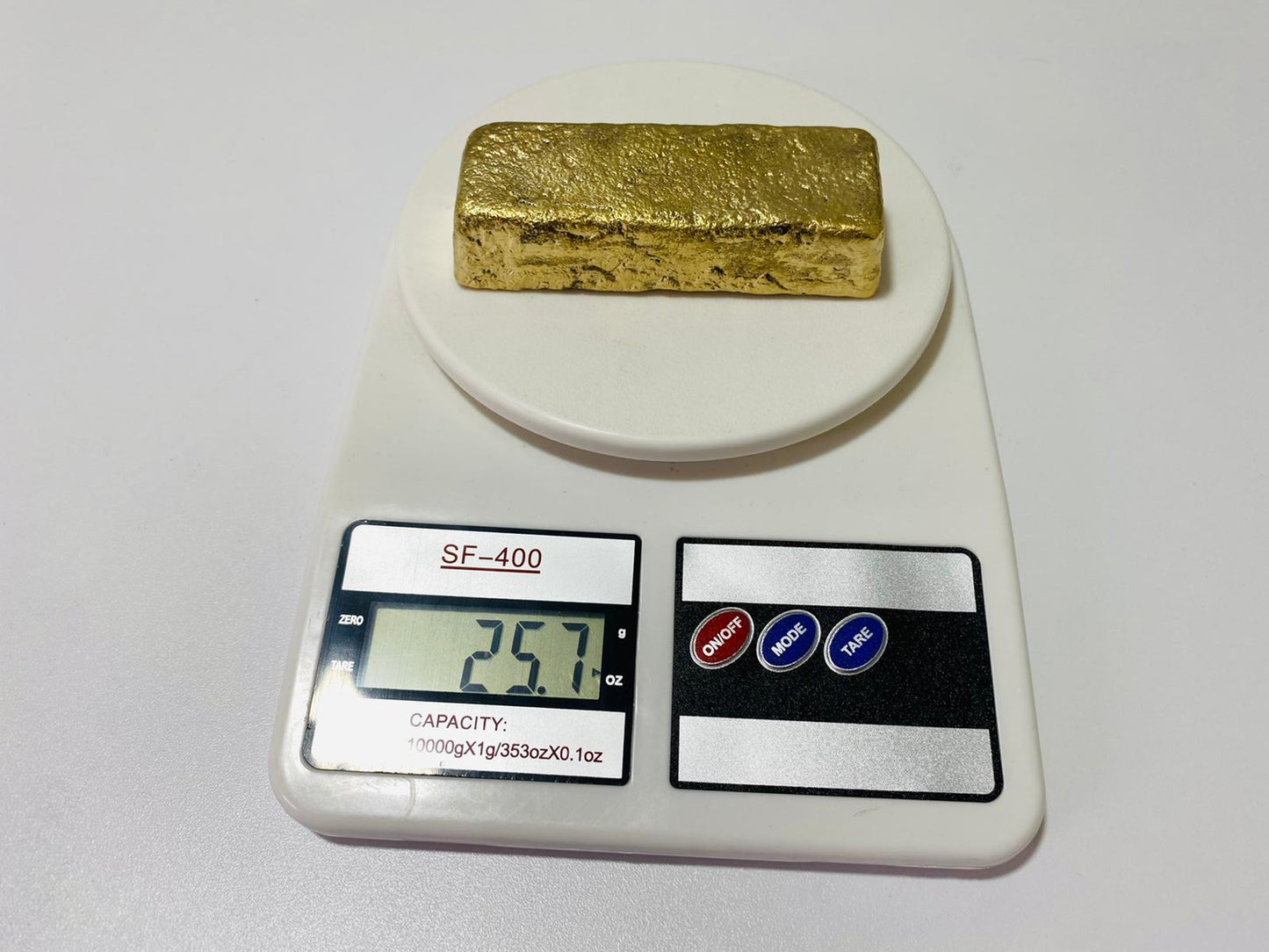 Ingot 25.7 Oz Nordic Gold Bar Hand Poured Casting