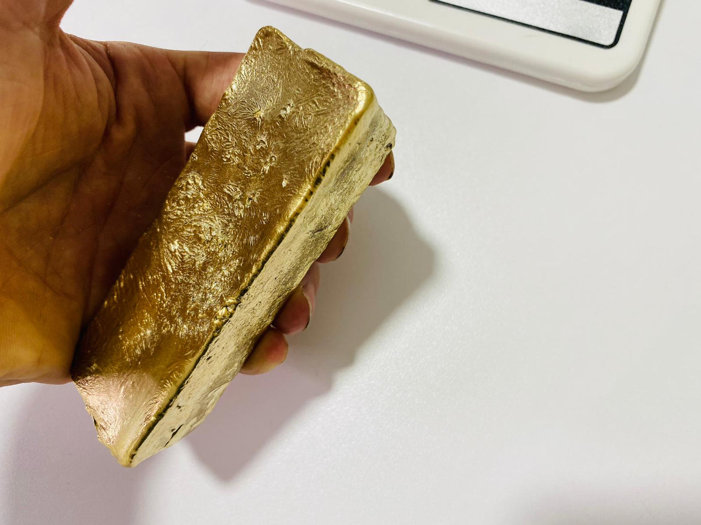 Ingot 25.7 Oz Nordic Gold Bar Hand Poured Casting