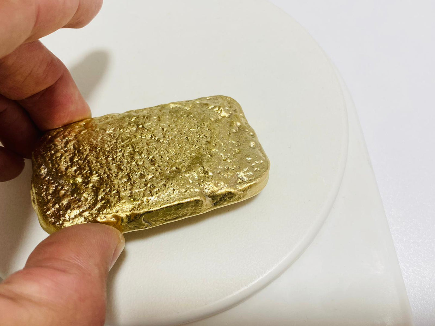 Ingot 9.0 Oz Nordic Gold Bar Hand Poured Casting