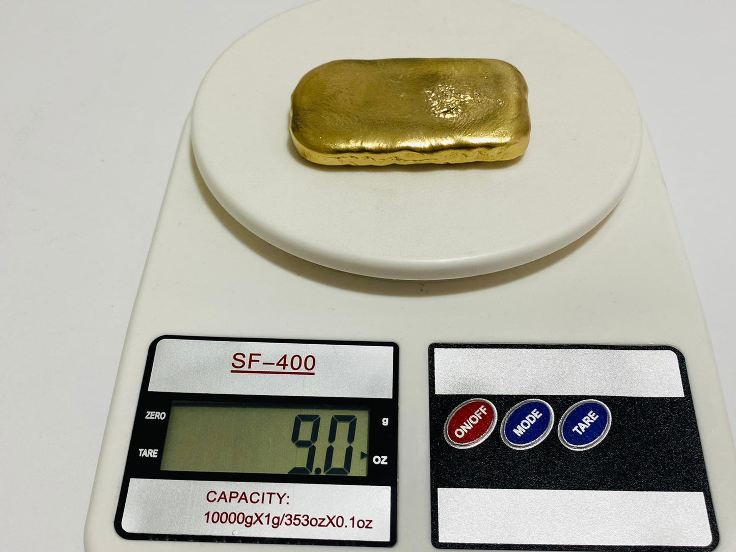 Ingot 9.0 Oz Nordic Gold Bar Hand Poured Casting