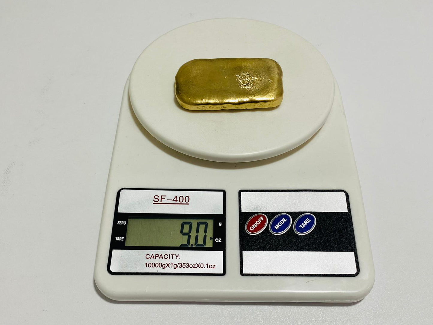 Ingot 9.0 Oz Nordic Gold Bar Hand Poured Casting
