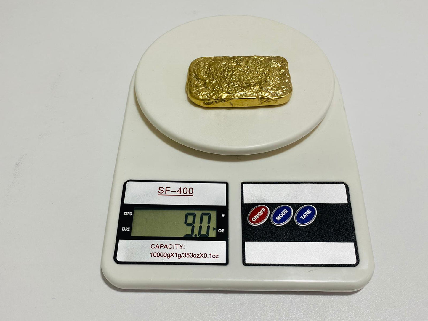 Ingot 9.0 Oz Nordic Gold Bar Hand Poured Casting
