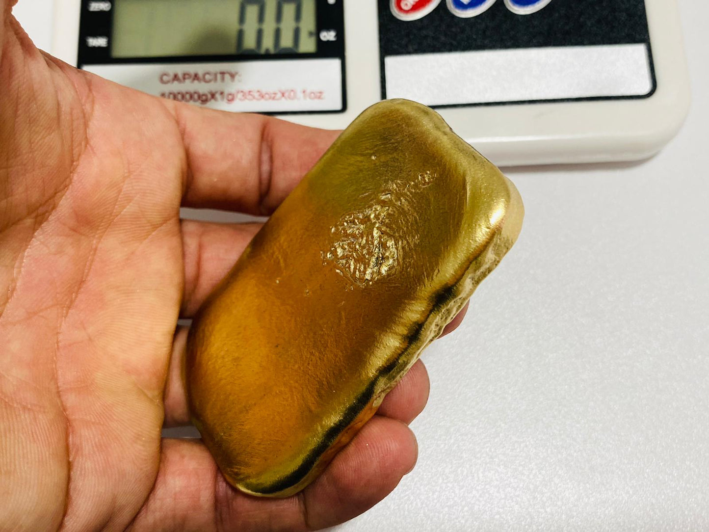 Ingot 9.0 Oz Nordic Gold Bar Hand Poured Casting