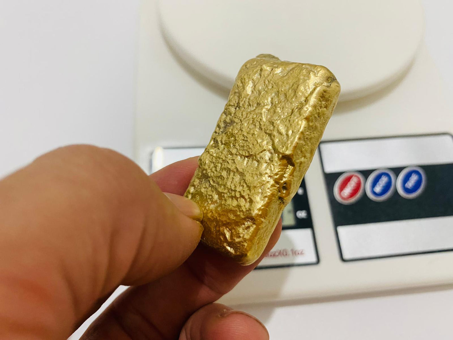 Ingot 3.5 Oz Nordic Gold Bar Hand Poured Casting
