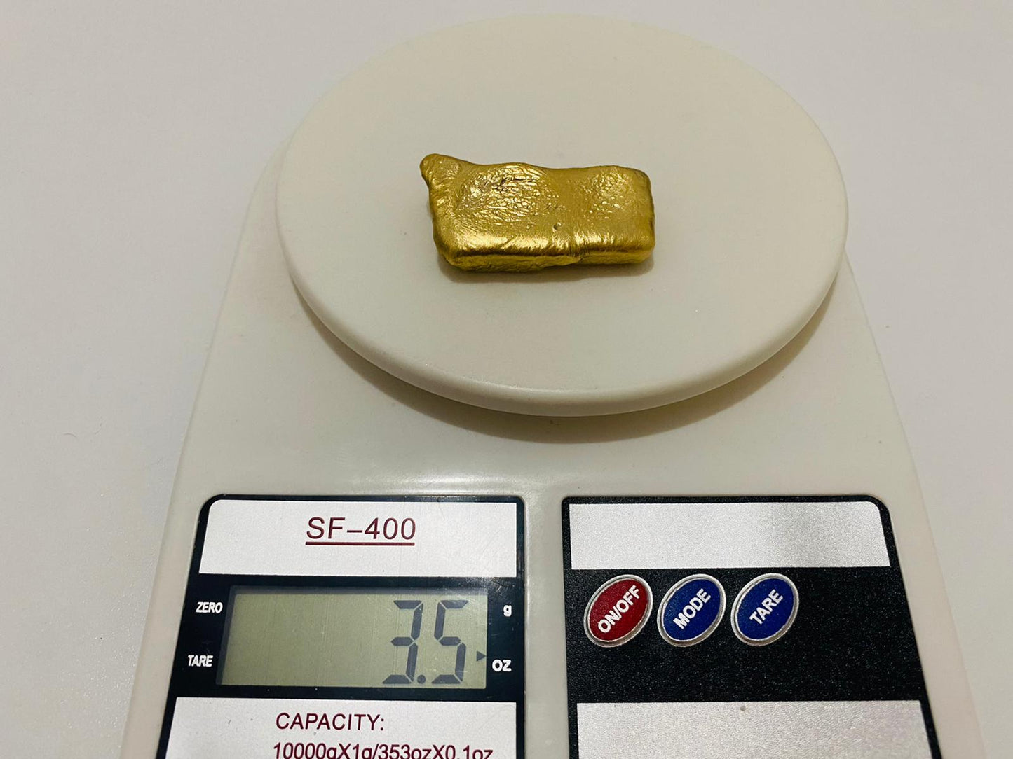Ingot 3.5 Oz Nordic Gold Bar Hand Poured Casting