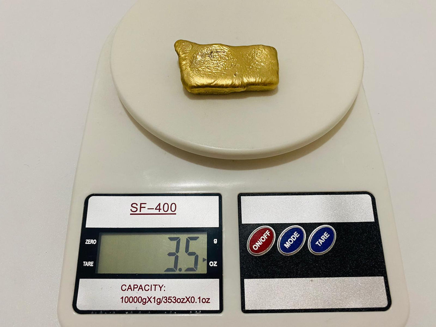 Ingot 3.5 Oz Nordic Gold Bar Hand Poured Casting
