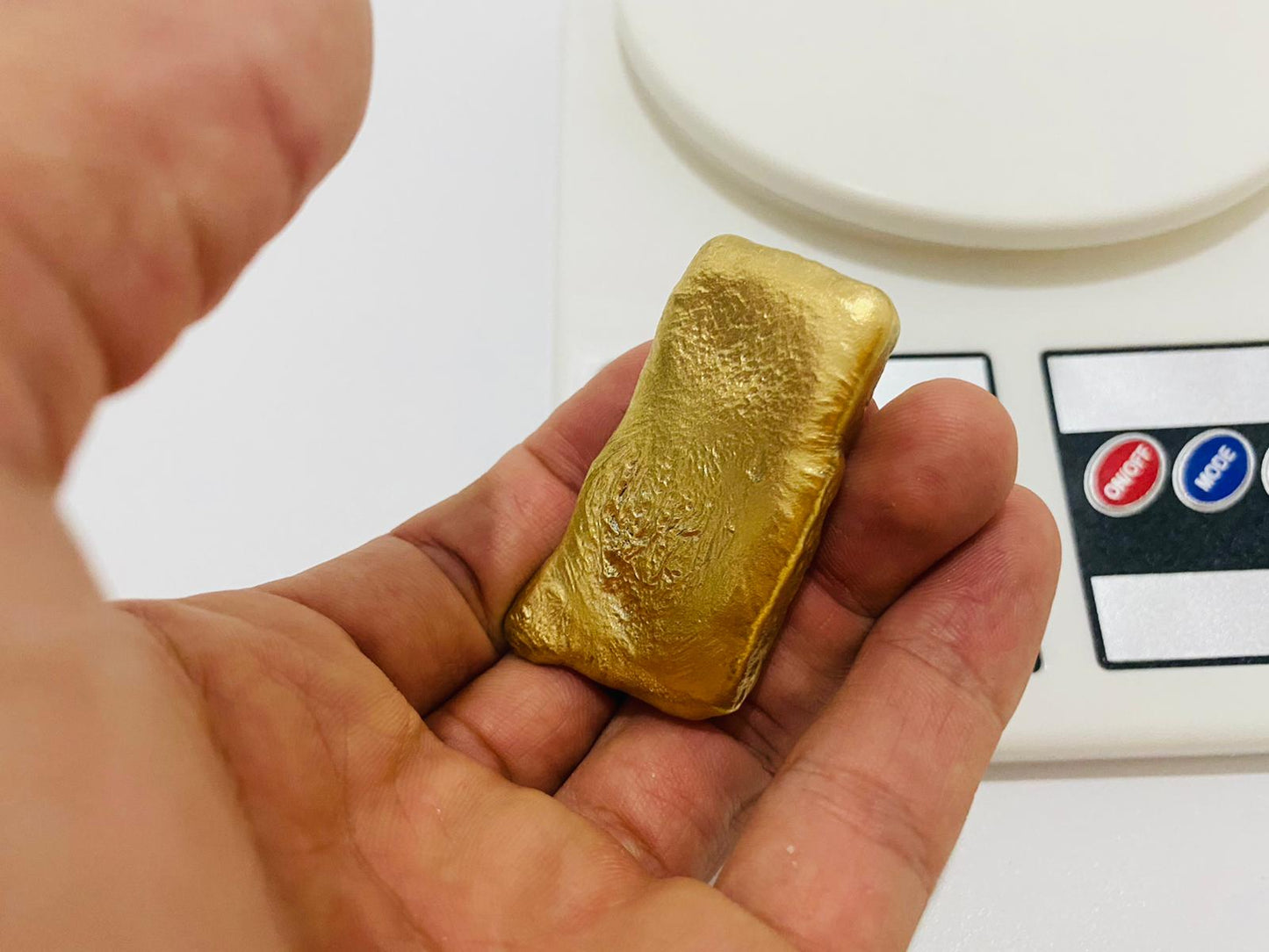 Ingot 3.5 Oz Nordic Gold Bar Hand Poured Casting