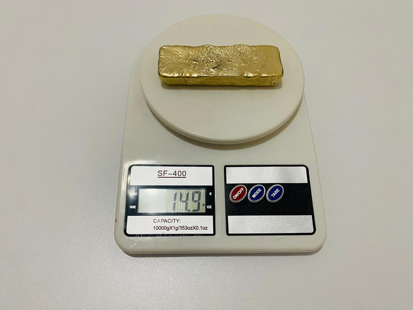 Ingot 14.9 Oz Nordic Gold Bar Hand Poured Casting