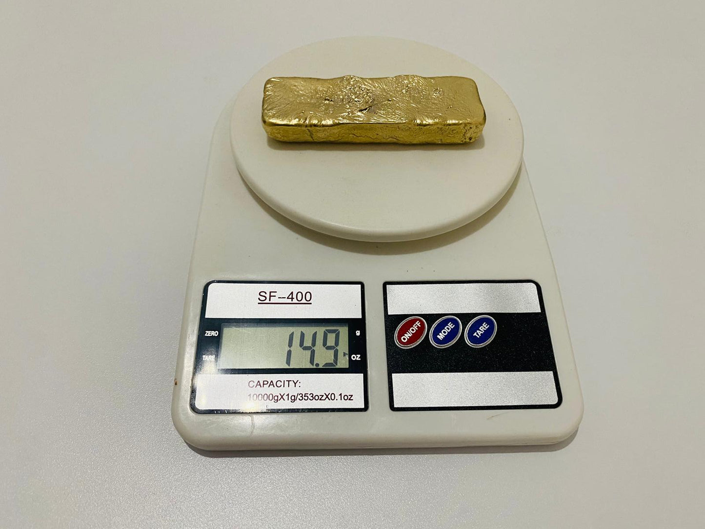 Ingot 14.9 Oz Nordic Gold Bar Hand Poured Casting