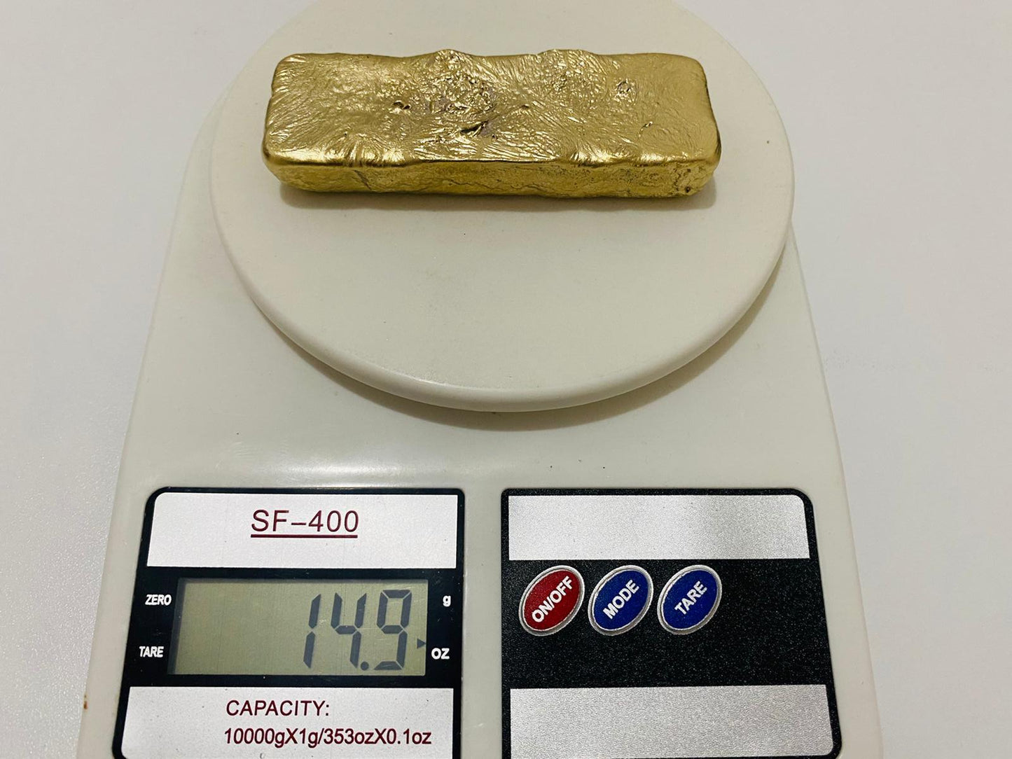 Ingot 14.9 Oz Nordic Gold Bar Hand Poured Casting
