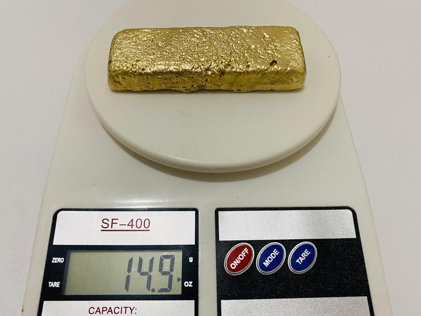 Ingot 14.9 Oz Nordic Gold Bar Hand Poured Casting