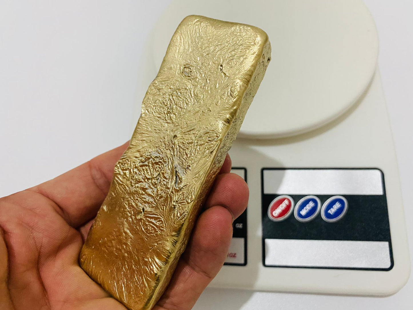 Ingot 14.9 Oz Nordic Gold Bar Hand Poured Casting