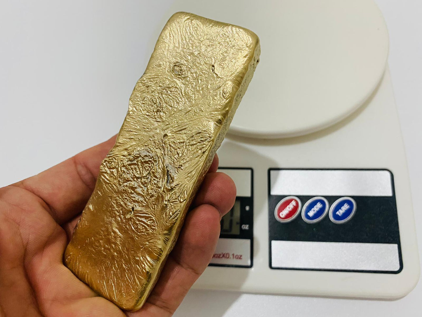 Ingot 14.9 Oz Nordic Gold Bar Hand Poured Casting