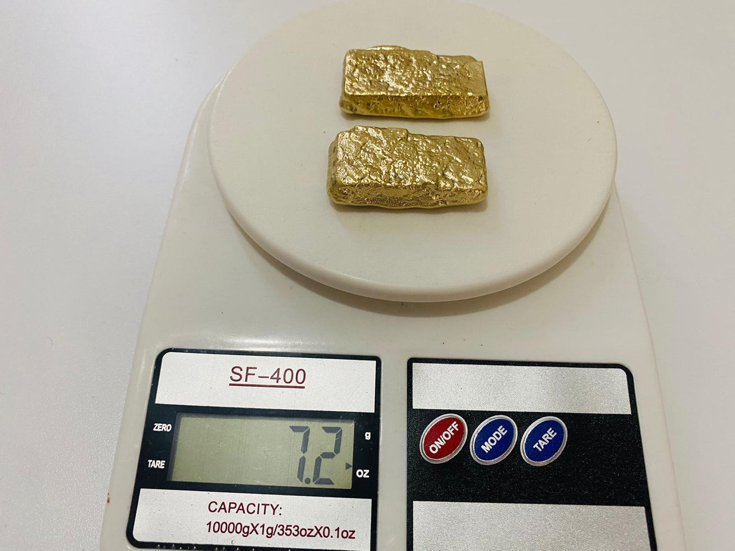 Ingot 7.2 Oz Nordic Gold Bar Hand Poured Casting