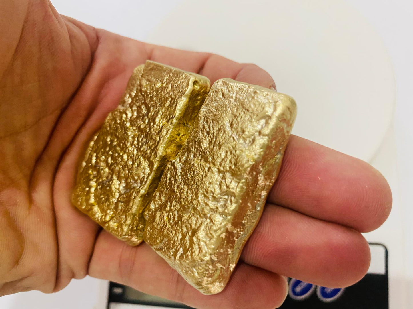 Ingot 7.2 Oz Nordic Gold Bar Hand Poured Casting