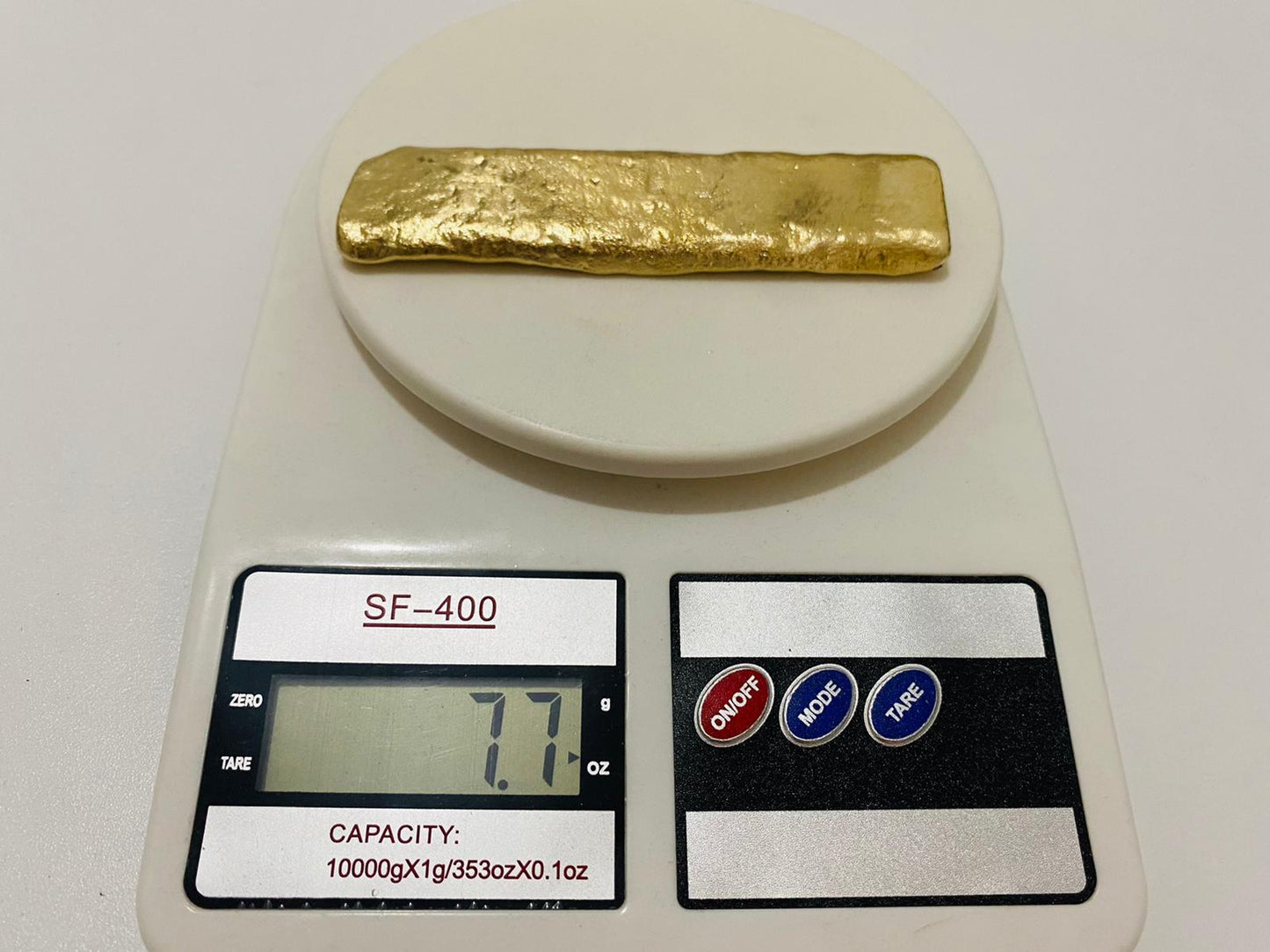 Ingot 7.7 Oz Nordic Gold Bar Hand Poured Casting