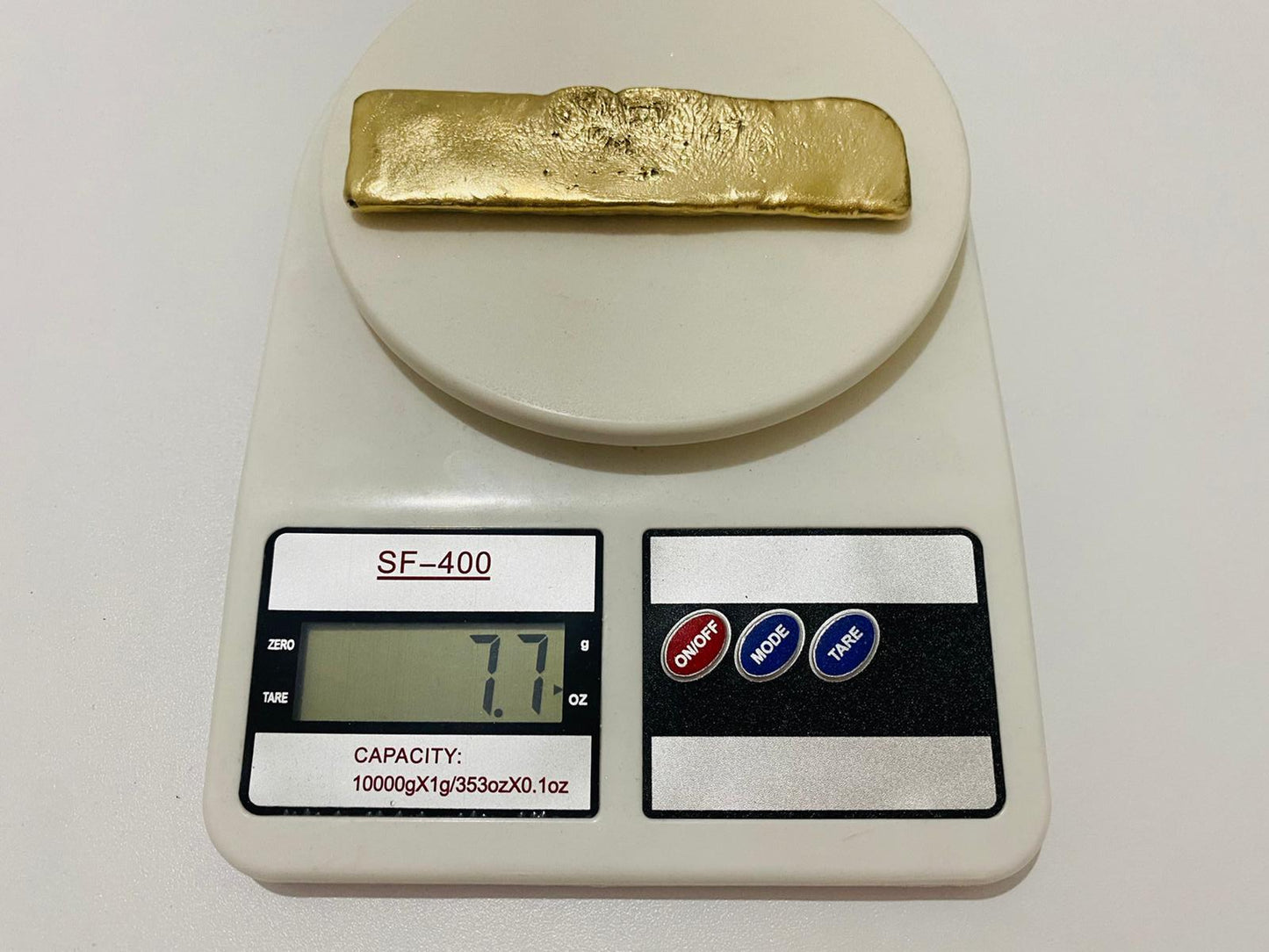 Ingot 7.7 Oz Nordic Gold Bar Hand Poured Casting