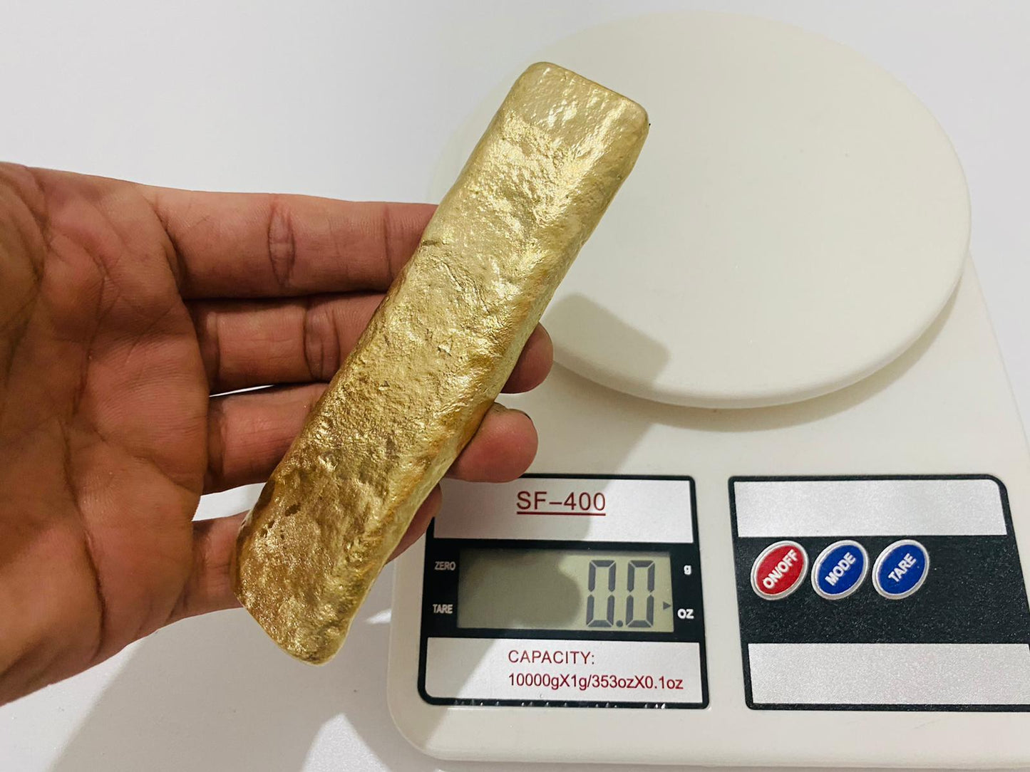 Ingot 7.7 Oz Nordic Gold Bar Hand Poured Casting