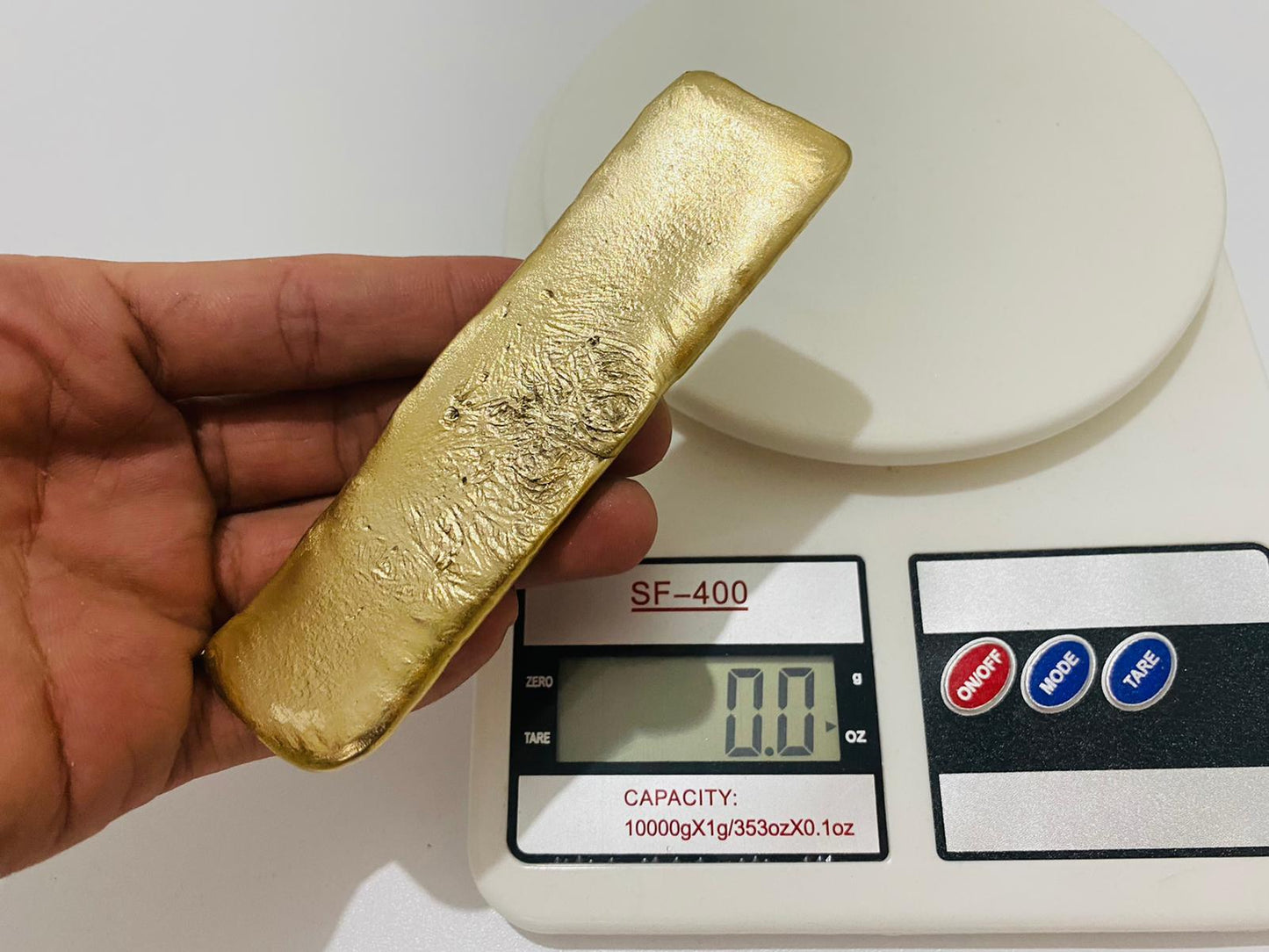 Ingot 7.7 Oz Nordic Gold Bar Hand Poured Casting