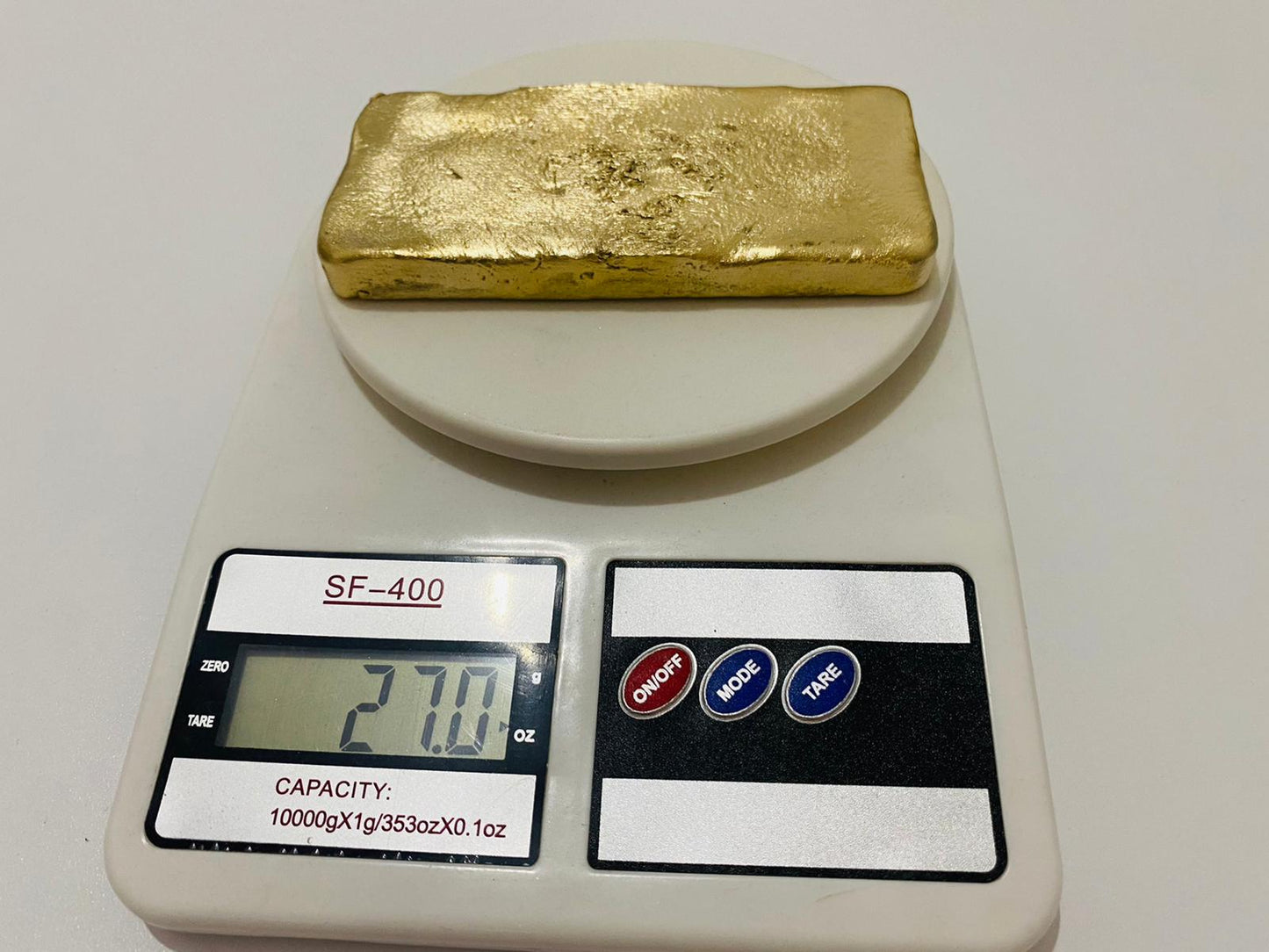 Ingot 27.0 Oz Nordic Gold Bar Hand Poured Casting