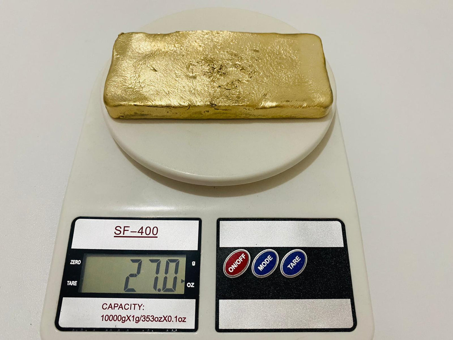 Ingot 27.0 Oz Nordic Gold Bar Hand Poured Casting