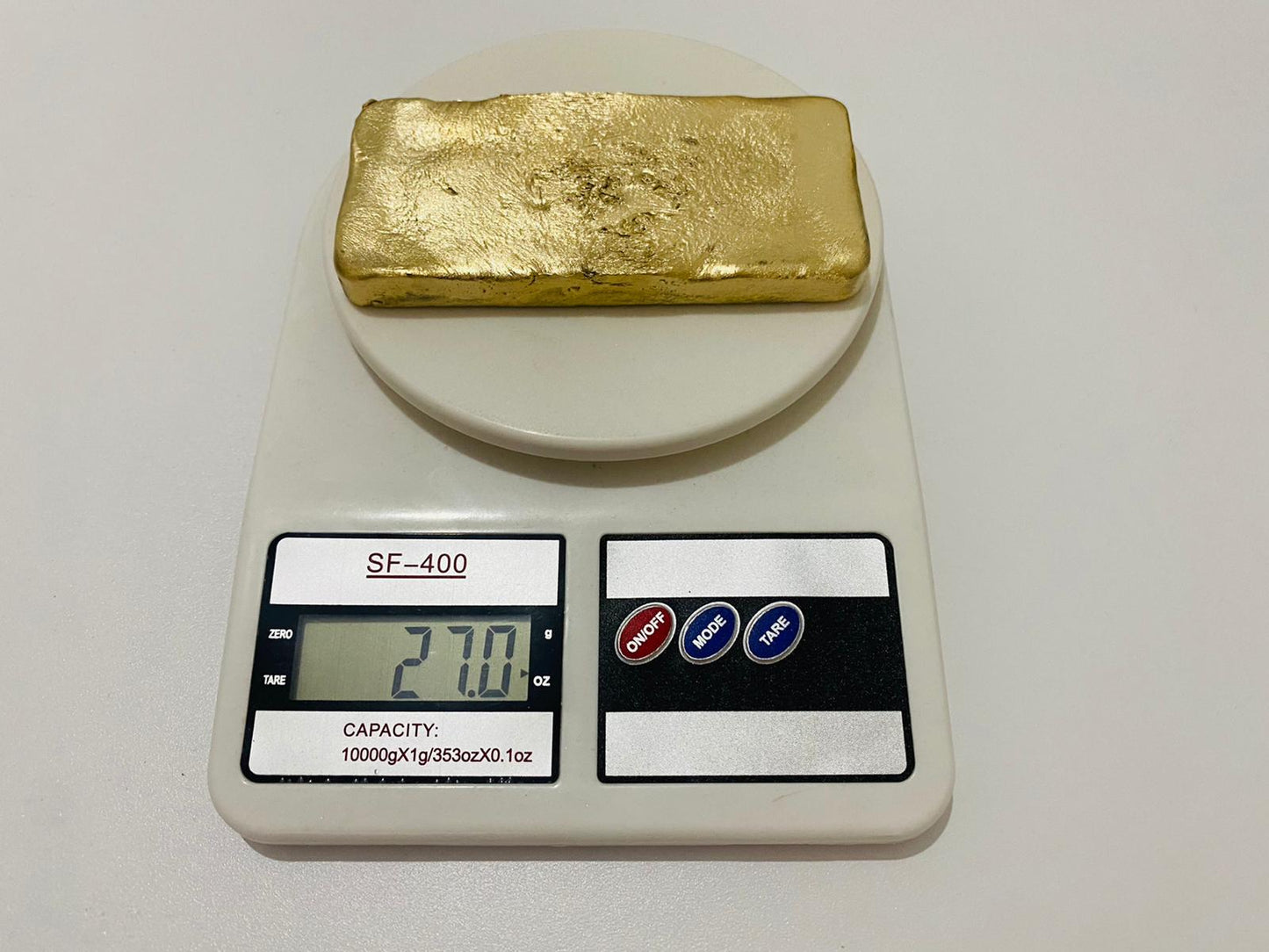 Ingot 27.0 Oz Nordic Gold Bar Hand Poured Casting