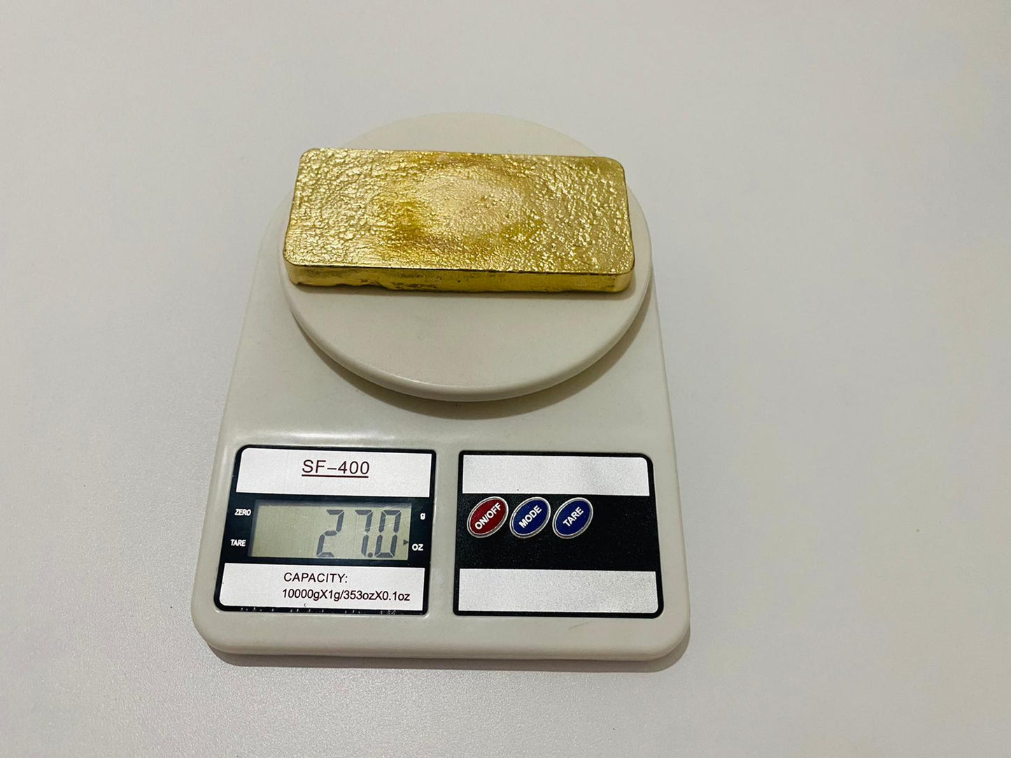 Ingot 27.0 Oz Nordic Gold Bar Hand Poured Casting