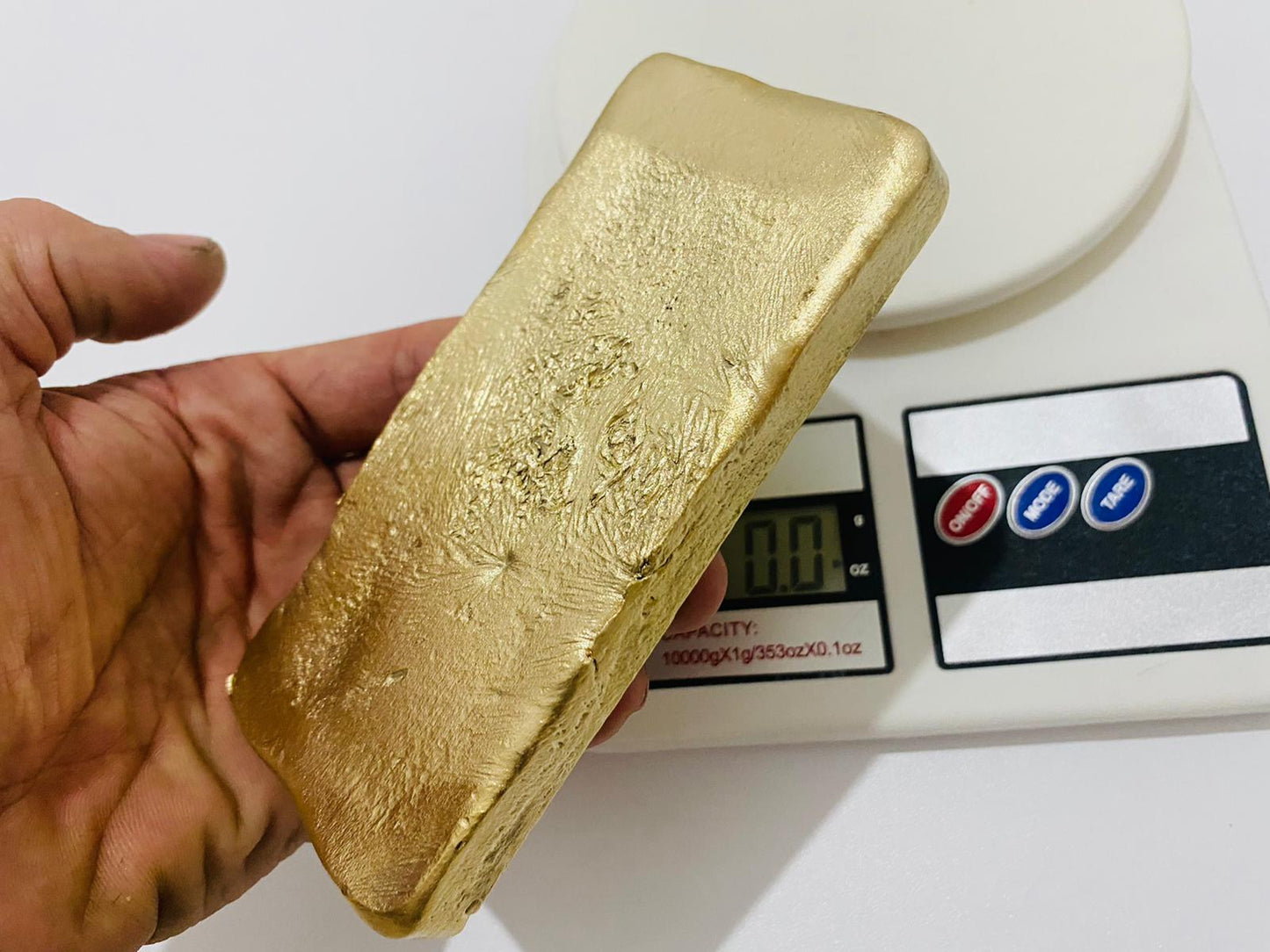 Ingot 27.0 Oz Nordic Gold Bar Hand Poured Casting