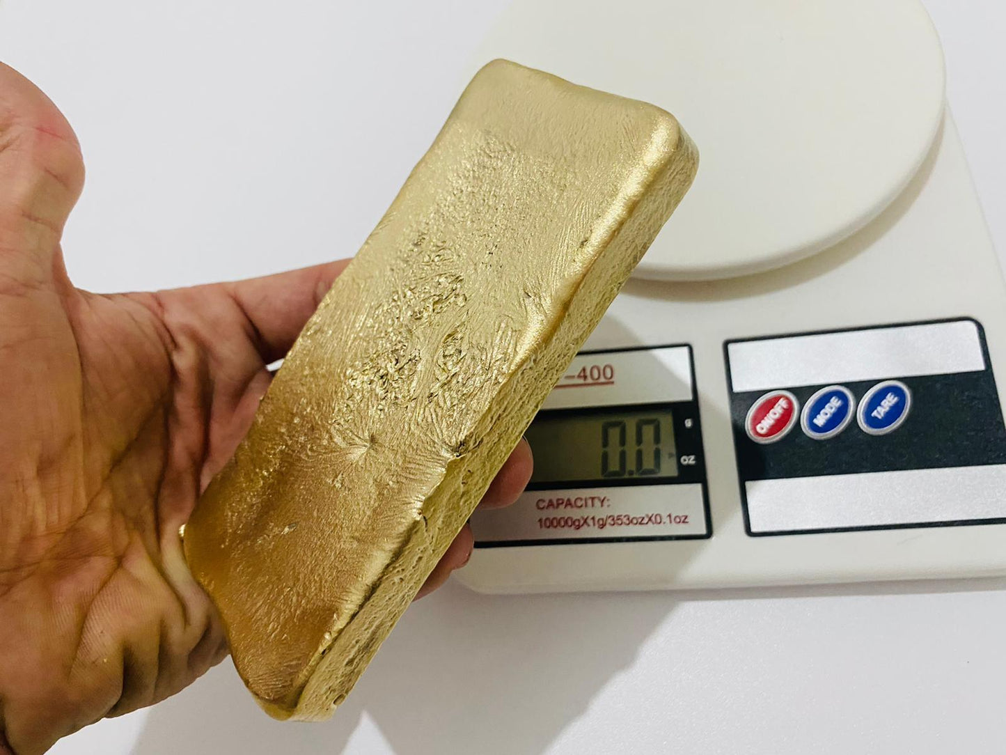 Ingot 27.0 Oz Nordic Gold Bar Hand Poured Casting