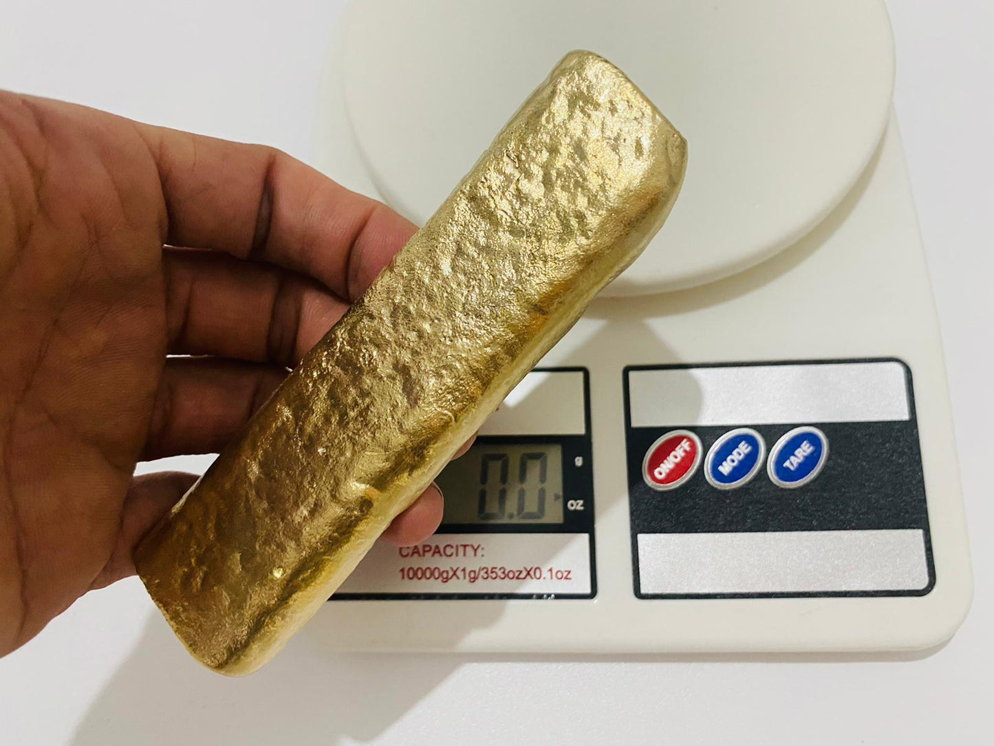 Ingot 10.0 Oz Nordic Gold Bar Hand Poured Casting