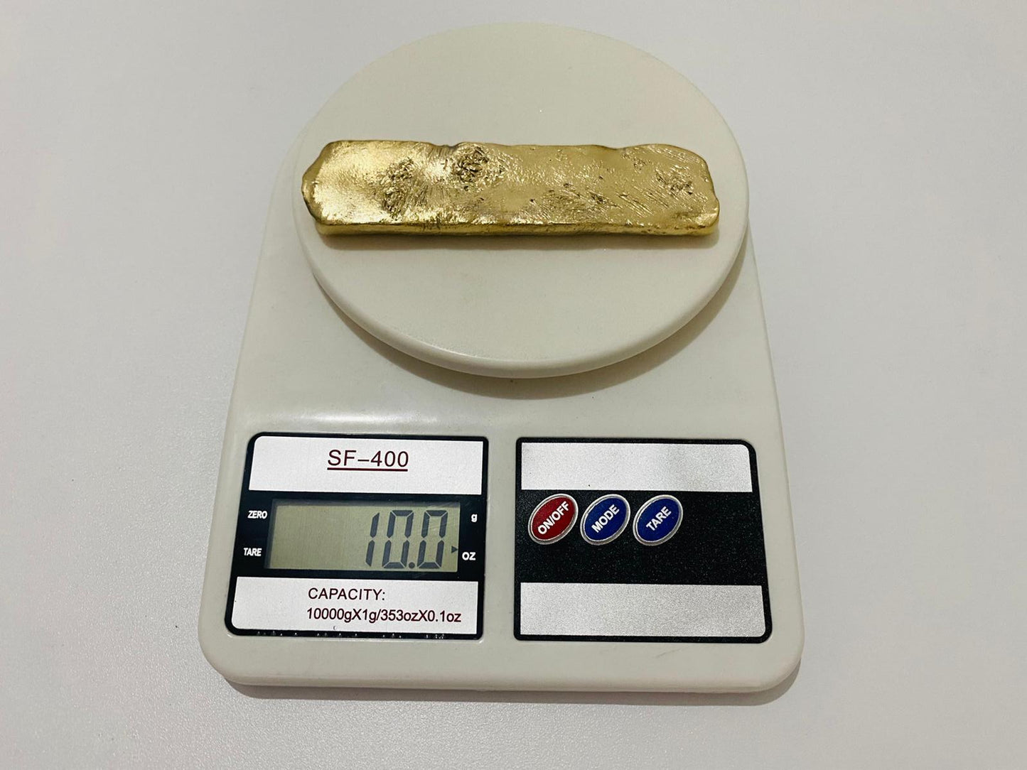 Ingot 10.0 Oz Nordic Gold Bar Hand Poured Casting