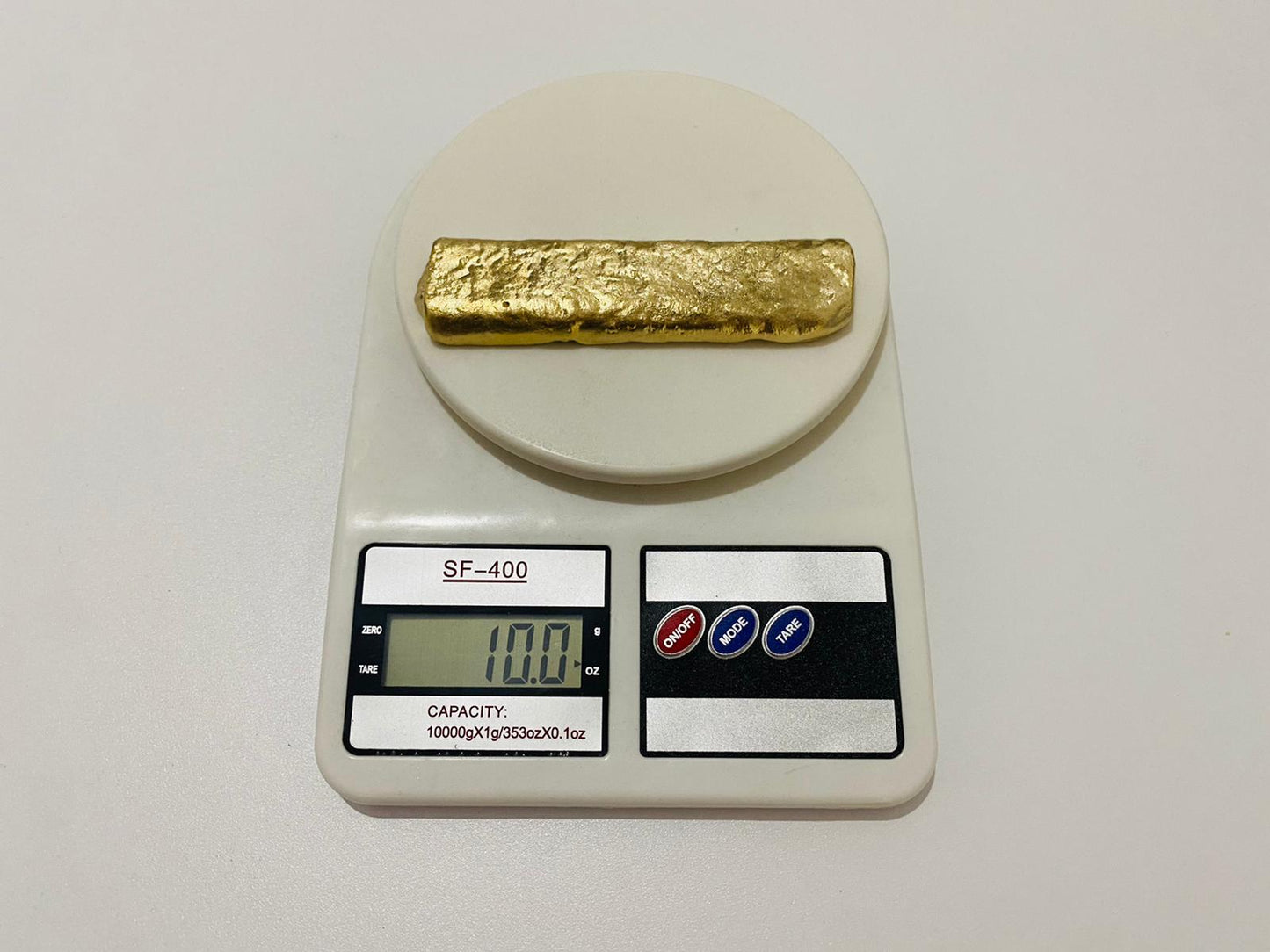 Ingot 10.0 Oz Nordic Gold Bar Hand Poured Casting