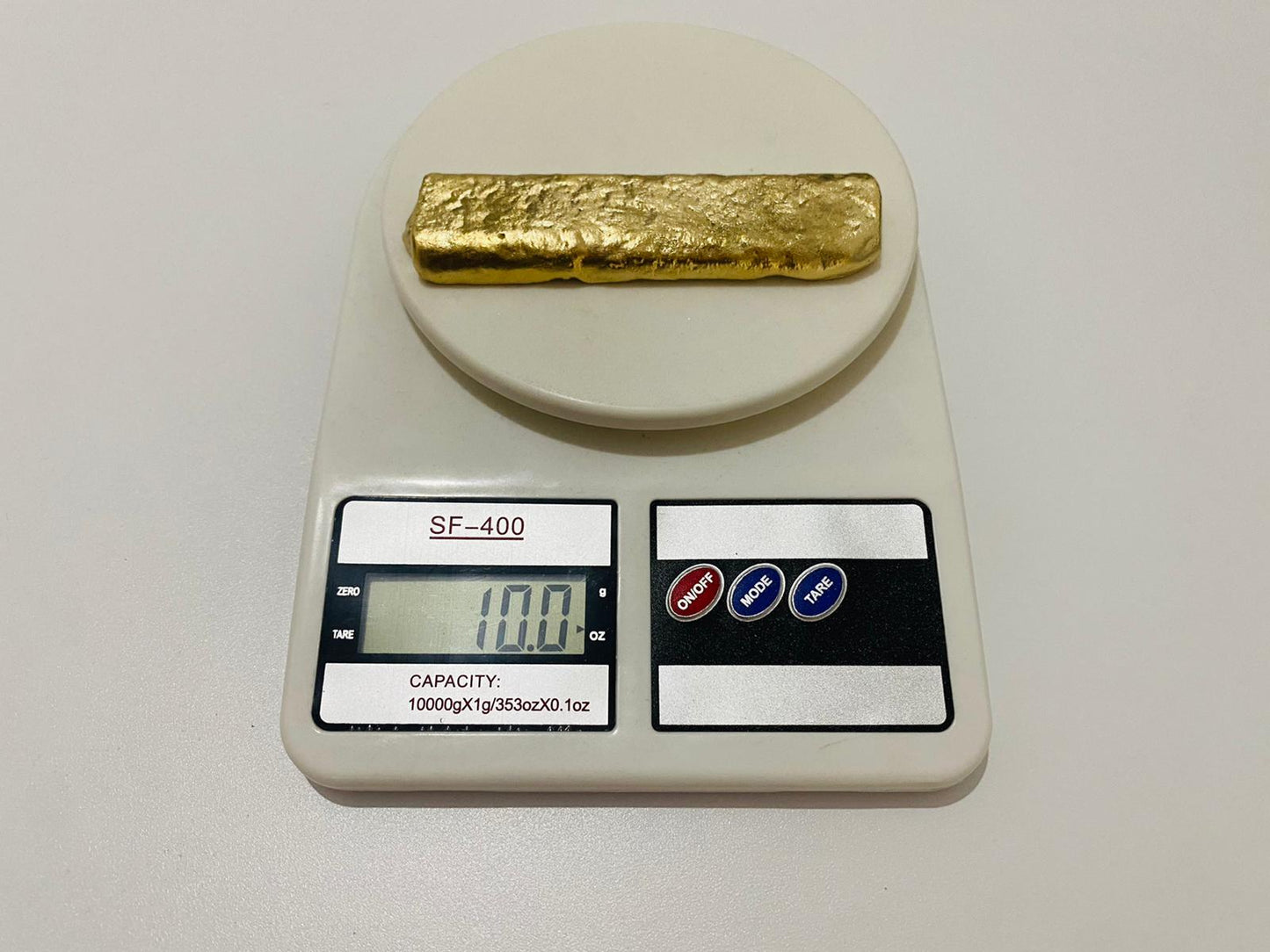 Ingot 10.0 Oz Nordic Gold Bar Hand Poured Casting