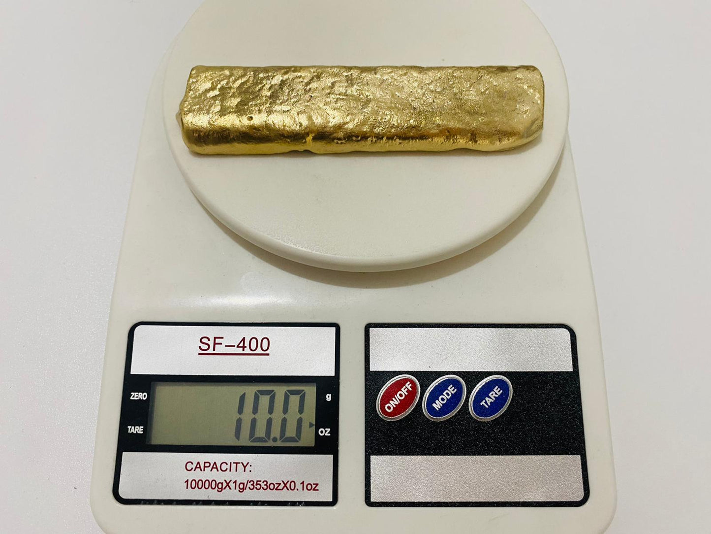 Ingot 10.0 Oz Nordic Gold Bar Hand Poured Casting