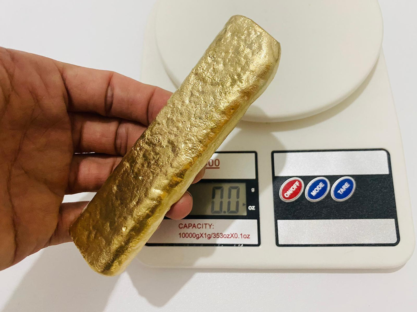 Ingot 10.0 Oz Nordic Gold Bar Hand Poured Casting