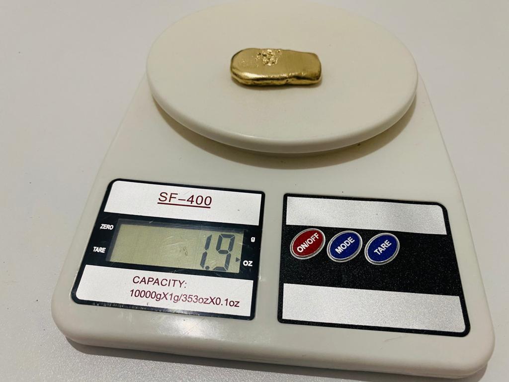 Ingot 1.9 Oz Nordic Gold Bar Hand Poured Casting