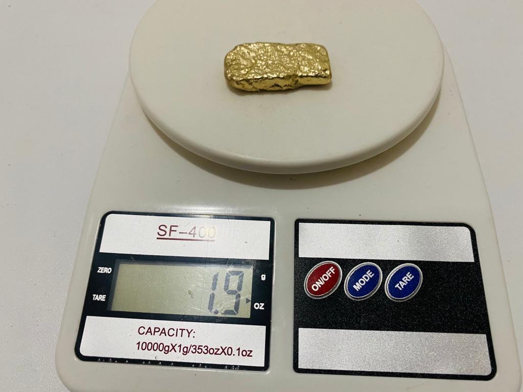Ingot 1.9 Oz Nordic Gold Bar Hand Poured Casting